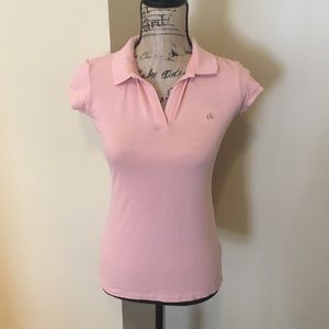 CALVIN KLEIN V-NECK POLO